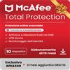 McAfee Total Protection 10 dispositivi 2025 15 mesi VPN sicura software di sicurezza