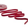 Furlanis - Doppio Raso Opaco, Nastro per Decorazioni, Pacchi Regalo, Bomboniere - Rosso, 10 mm x 20 m