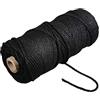 Rayher 'Filo, 3.7mm ø, 'ca. 280g, spoletta 70m, nero, '80% cotone, 20% poliestere, 4400301