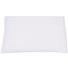 Soffim Lana Guanciale Anatomico, 100% Cotone Fasciato-100% Lana-Poliuretano e Spanso, Bianco, 50x80x10 cm