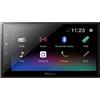 Pioneer DMH-A340DAB-AN, lettore multimediale 2 DIN, profondità di installazione ridotta, touchscreen ClearType da 6,8 pollici, connessione smartphone, USB, Bluetooth, inclusa antenna DAB