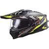 LS2, Casco cross moto Explorer carbon Extend mat hv yellow 06, L