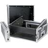 Citronic 19 Combo Flightcase - 2U + 8U, Argento, Citronic Custodia da viaggio combinata DJ da 19 pollici, mixer 8U e amplificatore 2U