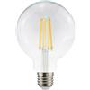 Vetrineinrete Lampadina led cob a filamento E27 18 watt sfera in vetro lampada vintage
