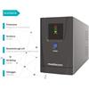 MEDIACOM XPOWER 650 UPS SLINE 650VA / 390W SECURITY SOLUTION