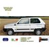 Autokit Modanature laterali adesive per Fiat Panda 4x4 Ssley Salva Paraurti Paracolpi