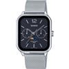 Casio Orologio CASIO Da Uomo MTP-M305M-1A FASI LUNARI analogico Acciaio Rettangolare