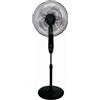 LAR.EL Ventilatore a Piantana LAR.EL MADDY 50W Touch Display Telecomando Timer Nero