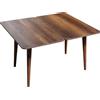 GC TAVOLO ALLUNGABILE LEGNO COLOR NOCE MODERNO CLASSICO TAVOLINO 60/120*100*h75