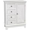 G MOBILE CASSETTIERA COMODINO ARMADIO ANTA 4 CASSETTI SHABBY CHIC 84*66*32 cm