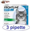 Frontline spot on gatto 1-3-6-9-12-18 pipette antiparassitario per gatti NEW