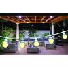 Velamp Catena Luminosa LED da Esterno 15 Metri. 20 Bulbi Bianchi 3000K LED. Prolungabile