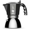 Bialetti Caffettiera Alluminio 4 Tazze BRIKKA INDUCTION Grigio e Cromo lucido