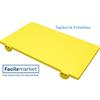 CMP/MCM Tagliere in Polietilene Giallo 60 x 40 spessore 3 - cm professionale con fermi