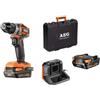 AEG TRAPANO AEG BSB18SBL-202C PERCUSSIONE BRUSHLESS SUBCOMPACT 18V +2 BATTERIE 2.0Ah