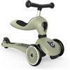 Scoot&Ride MONOPATTINO SCOOT & RIDE TRASFORMABILE 2-1 HIGHWAYKICK 1 - OLIVA - 1-5 ANNI