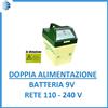ELPRO Elettrificatore per recinti a batteria 220 recinto elettrico cani cinghiali 9v