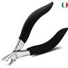 BEZOX Tronchesino Tagliaunghie di Precisione per Piedi per Unghie Spesse o