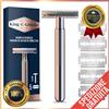 Gillette Rasoio di Sicurezza King C. Gillette Rasoio Manuale regolabarba taglia barba 5PZ