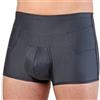 ORIONE slip boxer ERNIA INGUINALE 516 aperto cotone ANTRACITE cuscinetti estraib