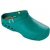 DR.SCHOLL SCHOLL zoccolo professionale lavoro EVO VERDE SMERALDO scarpa gomma cinturino pl