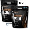 SELF OMNINUTRITION SELF - Micro Whey Active Proteine Whey Isolate 2 kg x 2 Proteine in Polvere