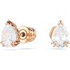 Swarovski Orecchini Swarovski Stilla a Lobo 5734248 Earring Punto Luce Goccia Oro rosa