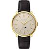 Bulova Orologio Bulova Uomo Acciaio Sinatra Cassa oro Cinturino Pelle Marrone _97B2005