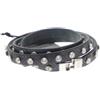 Roberto mantellassi bracciale Pelle e swarovski Donna Nero 890