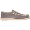 Hey dude Mocassino WALLY BRAIDED ARMY Tessuto Uomo Grigio 40003 army
