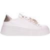 Gio+ Sneakers 100% pelle Donna Bianco Pia38