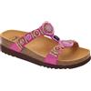 DR.SCHOLL SCHOLL ciabatte sandali NEW BOGOTA' WEDGE plantare BioPrint ROSA FUXIA perline p