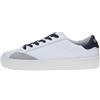 Sun68 Sneakers Pelle Uomo Bianco/nero Z35140 0111