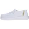 Hey dude Mocassino Tessuto Donna Bianco 43682 100