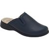 DR.SCHOLL SCHOLL ciabatte pantofole NEW TOFFEE pelle BLU plantare memory leggera morbida