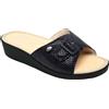 DR.SCHOLL Dr SCHOLL ciabatte MANGO pelle BLU NAVY plantare Memory leggera morbida 1 fibbia