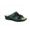 LOREN ciabatte donna 2 strappi plantare estraibile M2923 M3052 BLU pelle/lycra