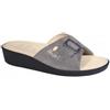 DR.SCHOLL SCHOLL ciabatte MANGO pelle TORTORA TAUPE plantare Memory leggera morbida 1 fibb