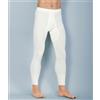 MEDIMA CALZAMAGLIA LANA ANGORA 20% uomo M1027 mutande con gamba lunga BIANCO