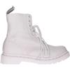 Dr. martens 1460 PASCAL Anfibio 100% pelle Donna White 24480100