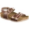 BIRKENSTOCK sandali RIO 1012520 Birko Flor ELECTRIC METALLIC COPPER 2 fibbie BRO