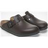 BIRKENSTOCK Ciabatte zoccoli BOSTON PRO 2.0 1026189 leather JAVA T.MORO pelle an