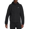 Nike FELPA NIKE TECH UOMO CON CAPPUCCIO fb7921 010 full zip CLUB FLEECE hoodie NERO