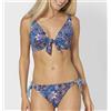 TRIUMPH costume due pezzi vela con ferretto RIAD PAISLEY W 02 bikini BLU coppa D