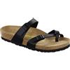 BIRKENSTOCK Infradito attorno alluce MAYARI 71791 BLACK Birko Flor sughero NERO