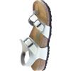 Birkenstock Sandalo Birko flor Bambino Argento Taormina