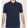 Suns Polo Federico Tag Uomo Manica Corta PLS41002U Dark Blue Blu