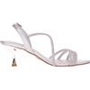 Albano vanity Sandalo Ecopelle Donna Argento 6727