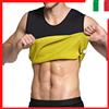 Canotta snellente uomo fascia addominale SUPER dimagrante pancera panciera sauna