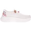 Hey dude Mocassino Tessuto Donna Bianco 40739 100